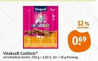 tegut Vitakraft Catstick Angebot