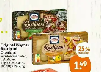 tegut Original Wagner Rustipani Ofenbrot Angebot