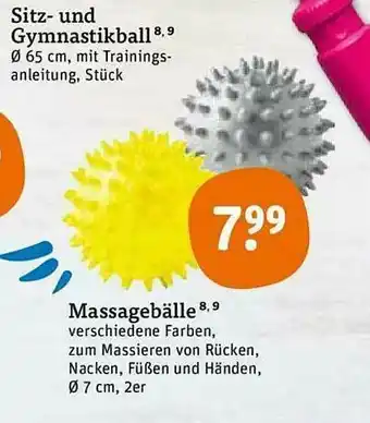 tegut Massagebälle Angebot