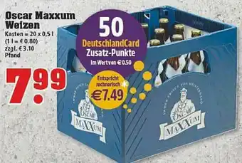 trinkgut Oscar Maxxum Weizen Angebot