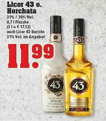 trinkgut Licor43 O. Horchata Angebot