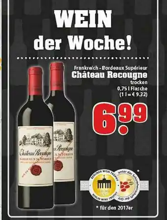 trinkgut Château Recougne Angebot