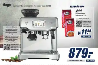 Expert Bening Sage Siebträger--espressomaschine The Barista Touch SES880 Angebot