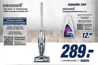 Expert Bening Bissell Akku-nass & Trockensauger 2582N Crosswave Cordless 3in1 Angebot