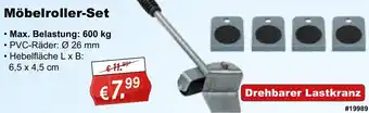 Stabilo Fachmarkt Möbelroller-Set Angebot