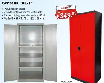 Stabilo Fachmarkt Schrank "XL-T" Angebot