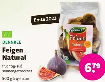 Biomarkt DENNREE Feigen Natural 500 g Angebot