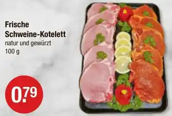 V Markt Frische Schweine-Kotelett 100 g Angebot