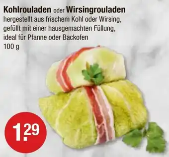 V Markt Kohlrouladen oder Wirsingrouladen 100 g Angebot