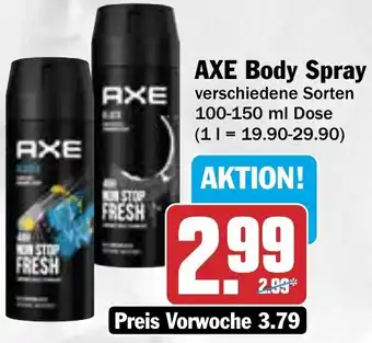 AEZ AXE Body Spray 100-150 ml Dose Angebot