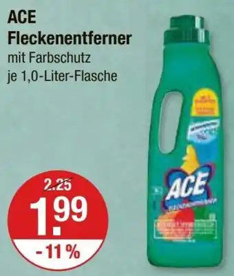 V Markt ACE Fleckenentferner 1,0 Liter Flasche Angebot