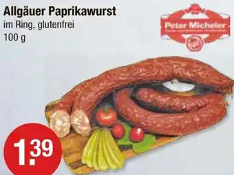 V Markt Allgäuer Paprikawurst 100 g Angebot