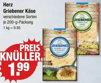 V Markt Herz Griebener Käse 200 g Packung Angebot