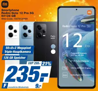 expert Techno Land Smartphone Redmi Note 12 Pro 5G 6#128 GB Angebot