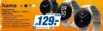 expert Techno Land hama Smartwatch 178613, 178612, 178611, 8900 GPS Angebot