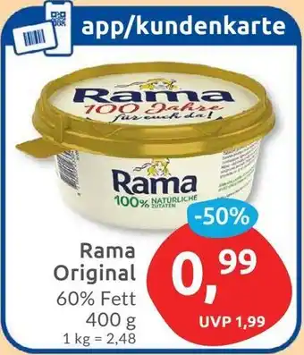 Budni Rama Original 400 g Angebot