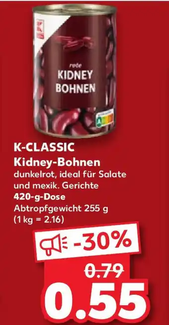 Kaufland K-CLASSIC Kidney-Bohnen 420 g Angebot