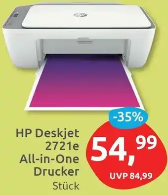 Budni HP Deskjet 2721e All-in-One Drucker Angebot