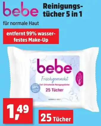 Thomas Philipps bebe Reinigungstücher 5 in 1, 25 Tücher Angebot