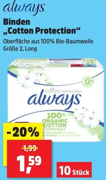 Thomas Philipps always Binden ,,Cotton Protection" 10 Stück Angebot