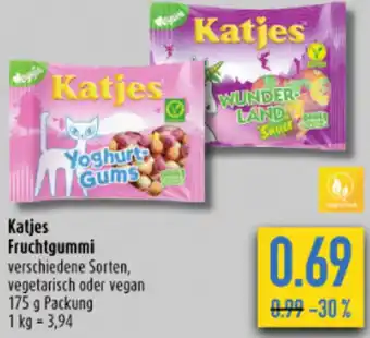 diska Katjes Fruchtgummi 175 g Packung Angebot