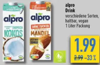 diska alpro Drink 1 Liter Packung Angebot