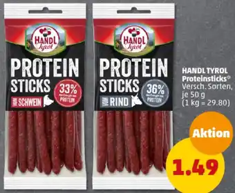 PENNY HANDL TYROL Proteinsticks 50 g Angebot