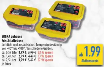 diska EDEKA zuhause Frischhaltedose Angebot