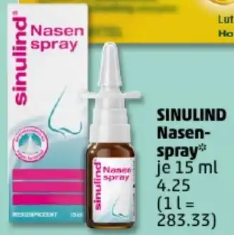 PENNY SINULIND Nasenspray 15 ml Angebot