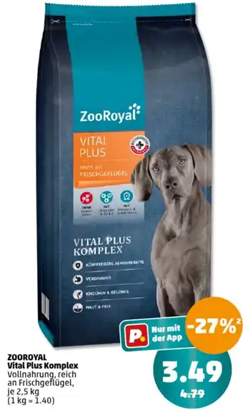 PENNY ZOOROYAL Vital Plus Komplex 2,5 kg Angebot