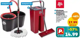 PENNY Dirt Devil Wischmopp Komplett Set oder Flachwischer Komplett Set Angebot