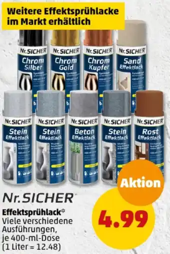 PENNY Nr. SICHER Effektsprühlack 400 ml Dose Angebot