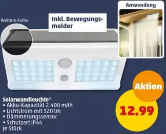 PENNY Solarwandleuchte Angebot