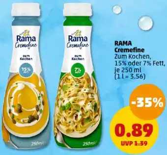 PENNY RAMA Cremefine 250 ml Angebot