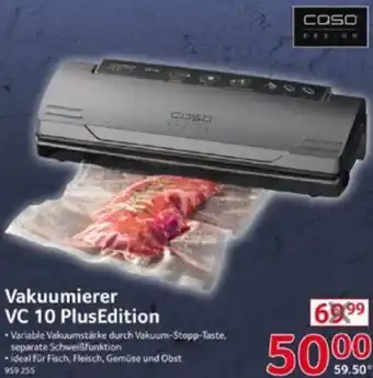 Selgros Caso Design Vakuumierer VC 10 PlusEdition Angebot