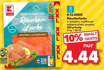 Kaufland K-CLASSIC Räucherlachs 220g Angebot