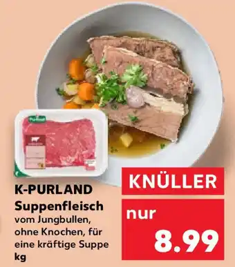 Kaufland K-PURLAND Suppenfleisch vom Jungbullen, kg Angebot