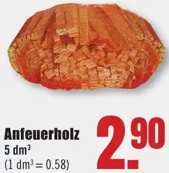 B1 Discount Baumarkt Anfeuerholz 5 dm³ Angebot