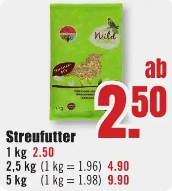 B1 Discount Baumarkt Streufutter 1 kg Angebot