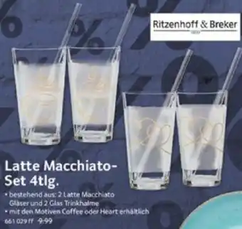 Selgros Ritzenhoff & Breker Latte Macchiato-Set 4tlg. Angebot