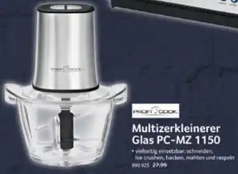 Selgros PROFI COOK Multizerkleinerer Glas PC-MZ 1150 Angebot