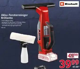 Selgros Einhell Akku-Fensterreiniger Brillianto Angebot