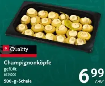 Selgros Quality Champignonköpfe 500 g Schale Angebot