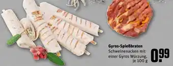 REWE Gyros-Spießbraten 100 g Angebot