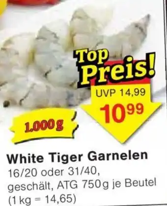 Jawoll White Tiger Garnelen 1000 g Angebot