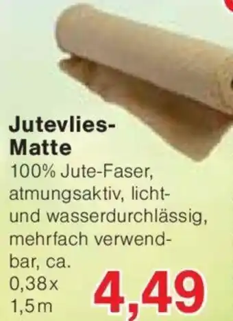 Jawoll Jutevlies-Matte Angebot