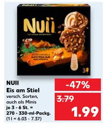 Kaufland NUII Eis am Stiel 270-330ml Angebot