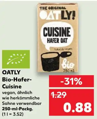 Kaufland OATLY Bio-Hafer- Cuisine vegan, 250ml Angebot