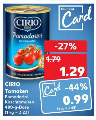 Kaufland CIRIO Tomaten 400g Angebot