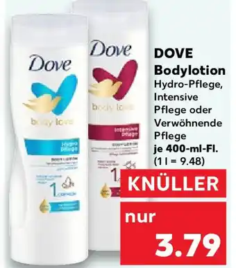 Kaufland DOVE Bodylotion 400ml Angebot